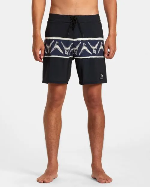 Rvca Hawaii Legend And Mana Boardshorts 18034 Black Men Boardshorts