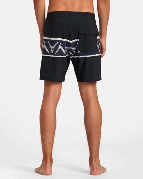 Rvca Hawaii Legend And Mana Boardshorts 18034 Black Men Boardshorts