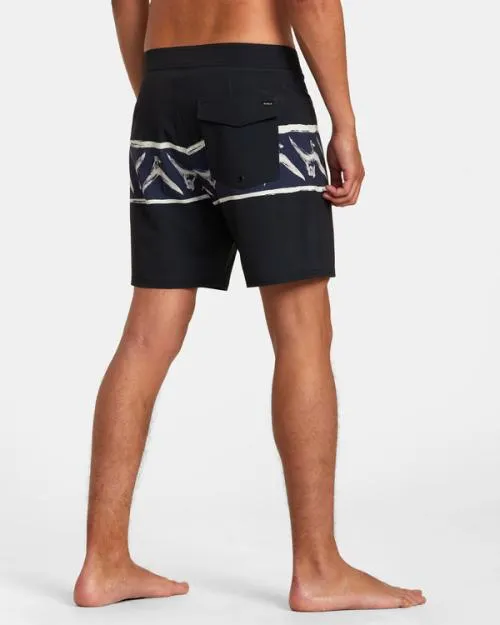 Rvca Hawaii Legend And Mana Boardshorts 18034 Black Men Boardshorts