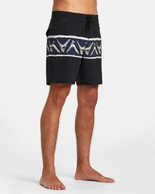 Rvca Hawaii Legend And Mana Boardshorts 18034 Black Men Boardshorts
