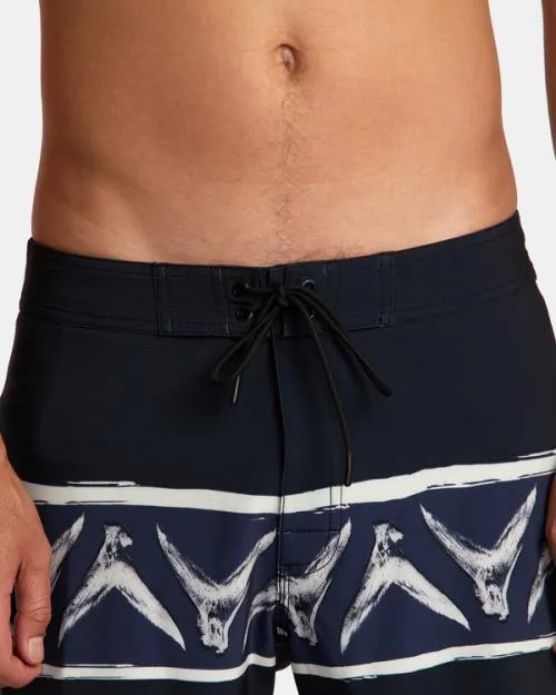 Rvca Hawaii Legend And Mana Boardshorts 18034 Black Men Boardshorts