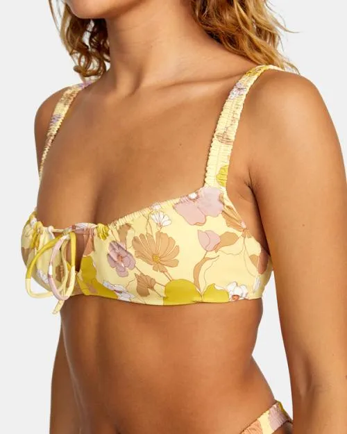 Rvca Haze Bralette Bikini Top Multi Women Bikini Tops