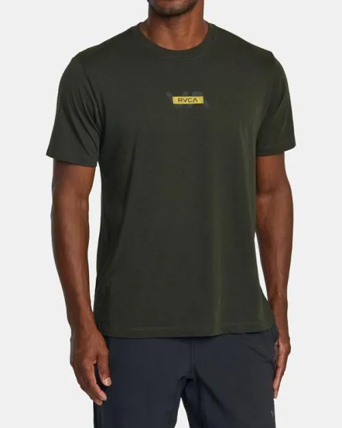 Rvca Layer TShirt Military SportMen Short Sleeves