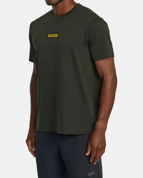 Rvca Layer TShirt Military SportMen Short Sleeves
