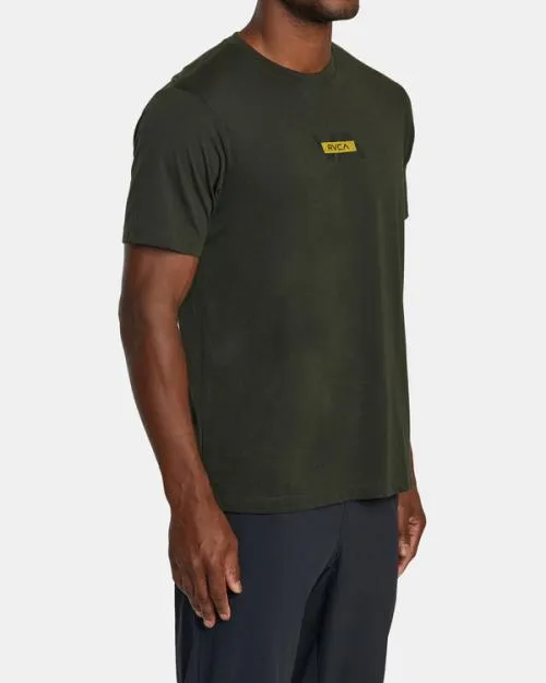 Rvca Layer TShirt Military SportMen Short Sleeves