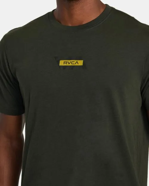 Rvca Layer TShirt Military SportMen Short Sleeves