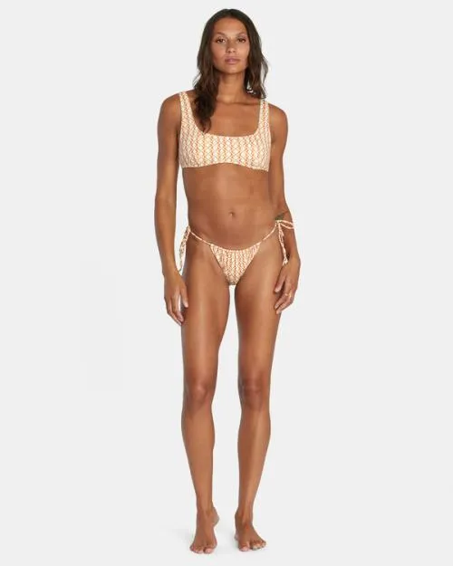 Rvca Optics Bralette Bikini Top Afterglow Women Bikini Tops