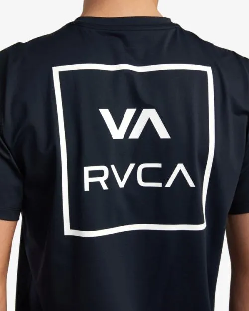 Rvca Short Sleeve Rashguard Black 2 Surf Rashguards and Surf Tees
