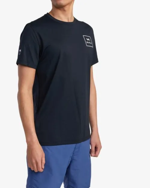 Rvca Short Sleeve Rashguard Black 2 Surf Rashguards and Surf Tees