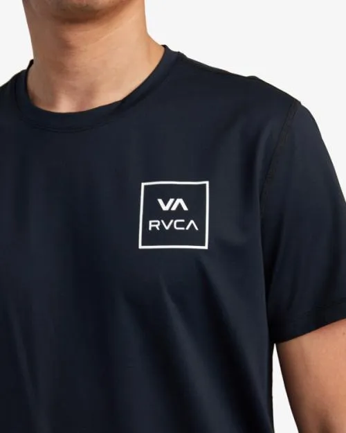 Rvca Short Sleeve Rashguard Black 2 Surf Rashguards and Surf Tees