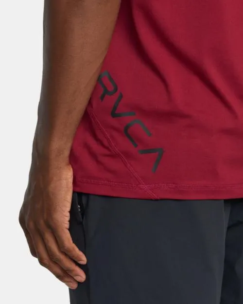Rvca Sport Vent Tank Top Deep Magenta SportMen Tees and Tanks