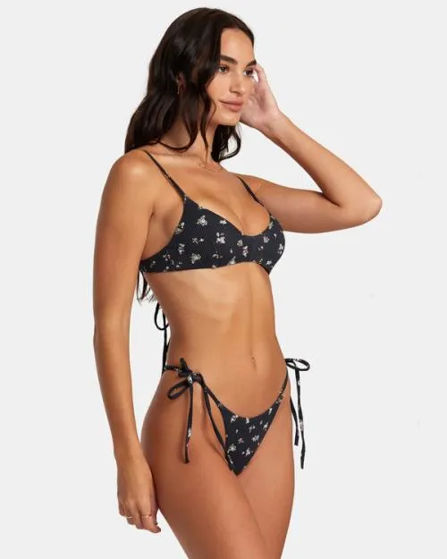 Rvca Sprinkle Skimpy Bikini Bottoms Rvca Black Women Bikini Bottoms