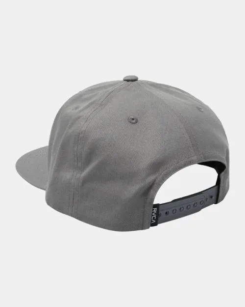 Rvca Standard Issue Snapback Hat Smoke Men Hats and Beanies