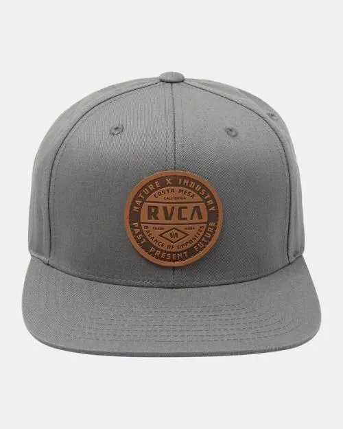 Rvca Standard Issue Snapback Hat Smoke Men Hats and Beanies