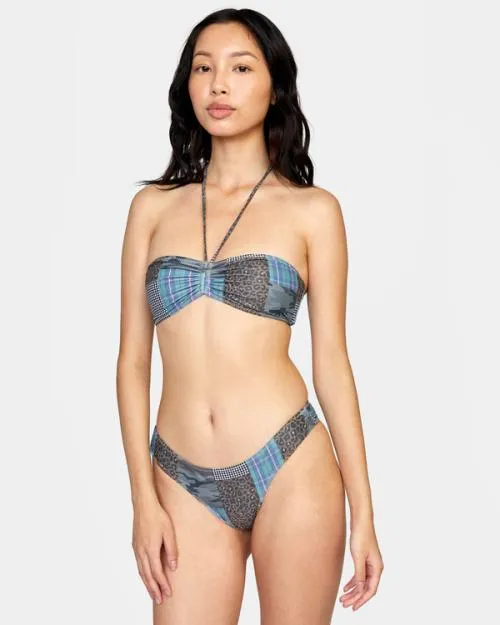 Rvca Steffani Stella Bandeau Bikini Top Multi Women Bikini Tops