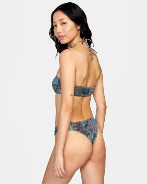 Rvca Steffani Stella Bandeau Bikini Top Multi Women Bikini Tops