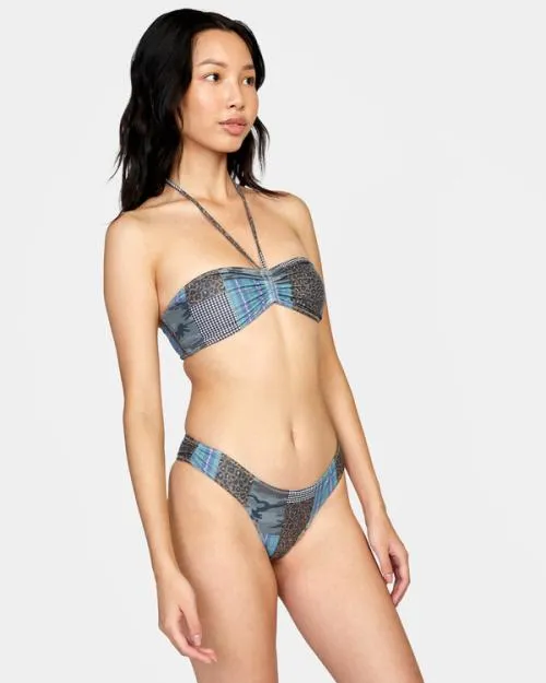 Rvca Steffani Stella Bandeau Bikini Top Multi Women Bikini Tops