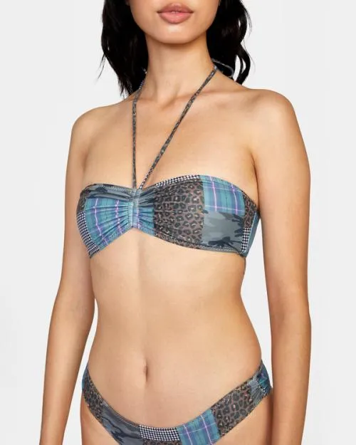 Rvca Steffani Stella Bandeau Bikini Top Multi Women Bikini Tops