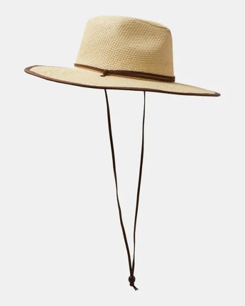 Rvca Straw Hat Light Brown Men Hats and Beanies