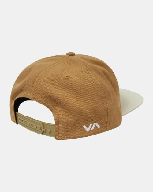 Rvca Twill Snapback II Hat British Khaki Men Hats and Beanies