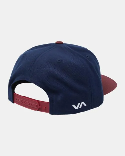 Rvca Twill Snapback II Hat Navy Men Hats and Beanies