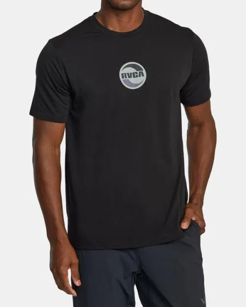 Rvca Twist TShirt Black SportMen Short Sleeves