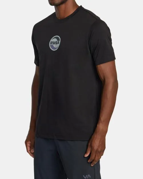 Rvca Twist TShirt Black SportMen Short Sleeves