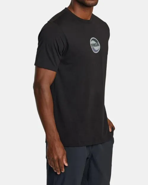 Rvca Twist TShirt Black SportMen Short Sleeves