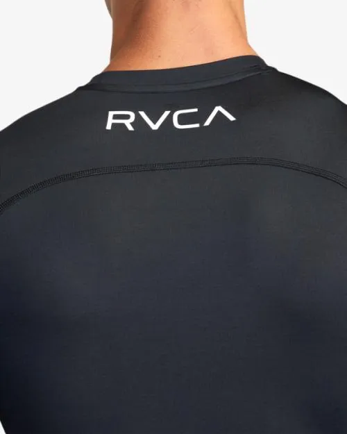 Rvca VA Sport Long Sleeve Rashguard Black SportSurf Compression Clothing
