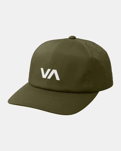 Rvca Vent Perforated Clipback Hat II Olive SportMen Hats and Beanies
