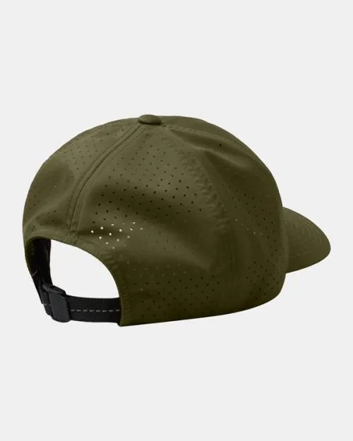 Rvca Vent Perforated Clipback Hat II Olive SportMen Hats and Beanies