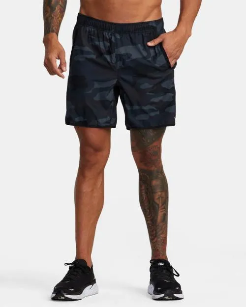 Rvca YOGGER IV ATHLETIC SHORTS 17034 Camo Men Athletic Shorts