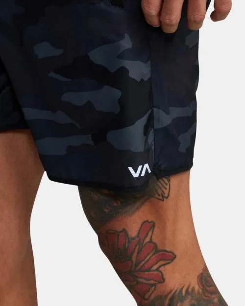 Rvca YOGGER IV ATHLETIC SHORTS 17034 Camo Men Athletic Shorts
