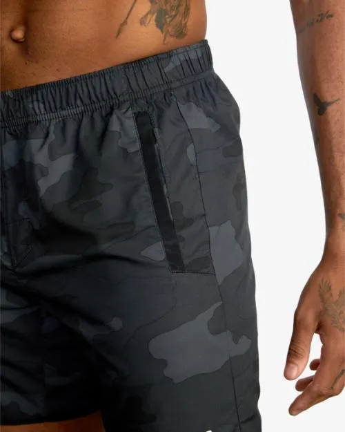 Rvca YOGGER IV ATHLETIC SHORTS 17034 Camo Men Athletic Shorts