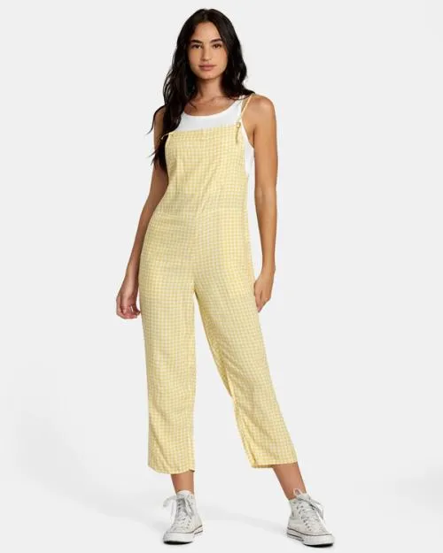 Rvca Zula Jumper CoverUp Golden Women Dresses and Rompers