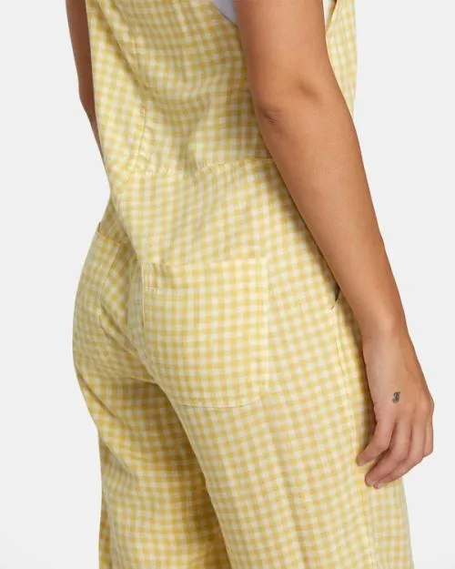 Rvca Zula Jumper CoverUp Golden Women Dresses and Rompers
