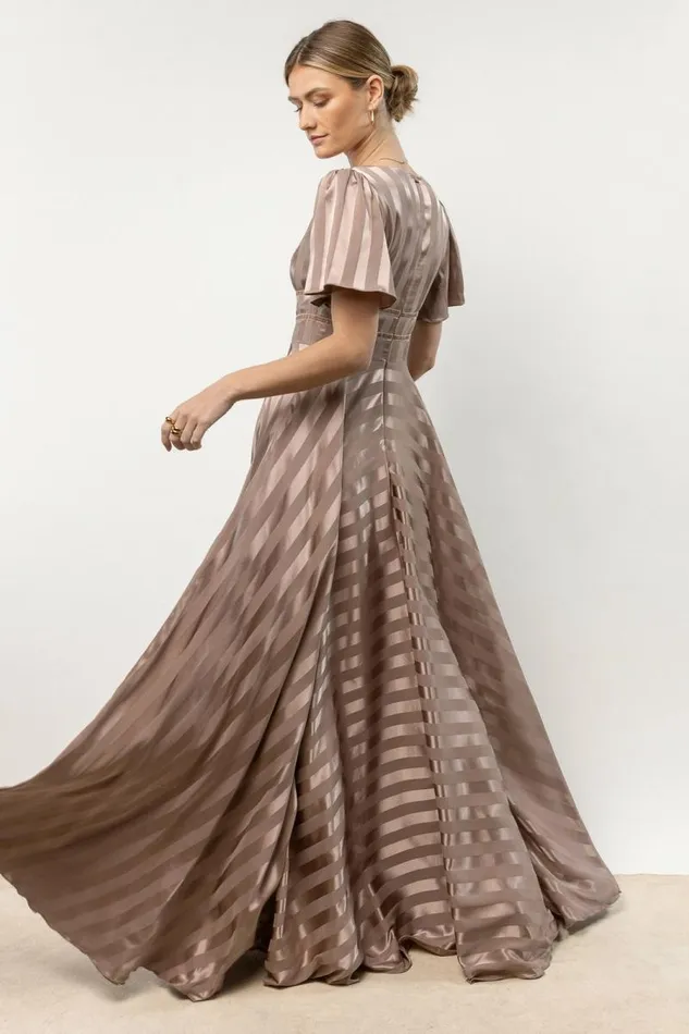 Rylee Maxi Dress In Mauve 8211 FINAL SALE Mauve Women Bohme Dresses
