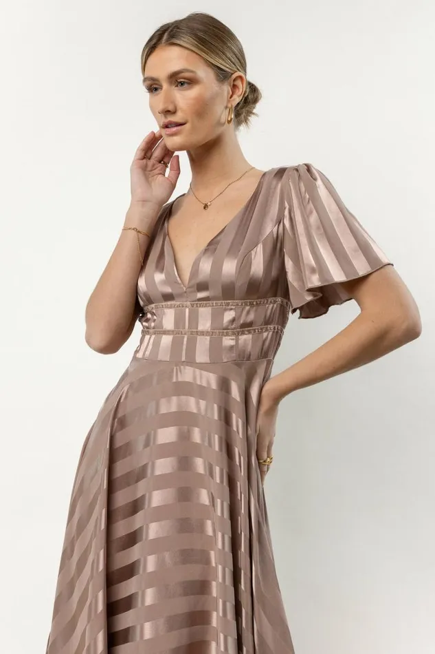 Rylee Maxi Dress In Mauve 8211 FINAL SALE Mauve Women Bohme Dresses