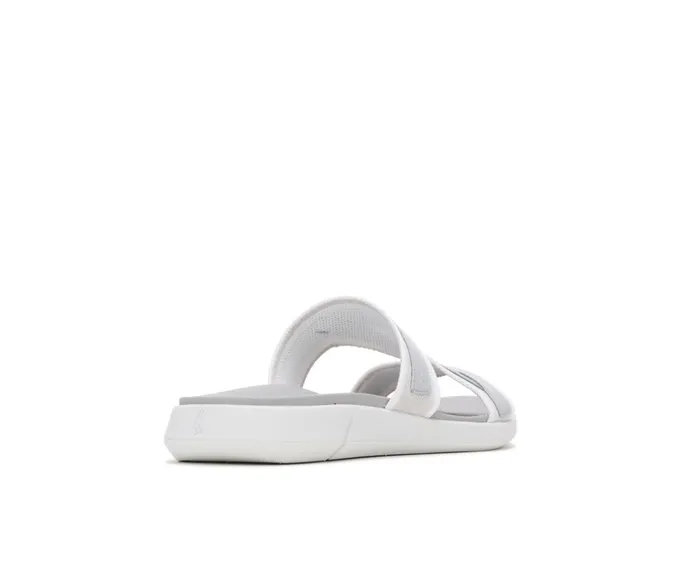 Sandals Women Hush Puppies Willa Knit Slide Vapor Grey Knit