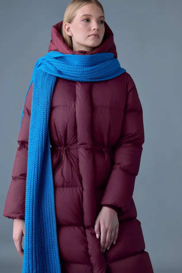 Scarves Men Mackage NELL Rectangular Merino Wool Scarf Cream Scarves Men Mackage NELL Rectangular Merino Wool Scarf Cream