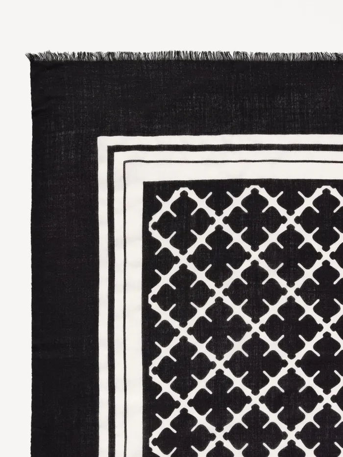 Scarves Women By Malene Birger Cornelis Wool Scarf Black Scarves Women By Malene Birger Cornelis Wool Scarf Black