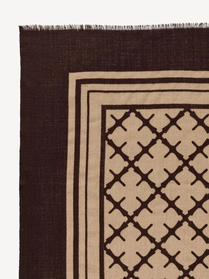 Scarves Women By Malene Birger Cornelis Wool Scarf Dark Mahogany Scarves Women By Malene Birger Cornelis Wool Scarf Dark Mahogany