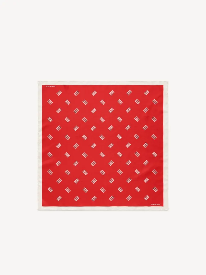 Scarves Women By Malene Birger Monnis Silk Scarf Dark Chilli