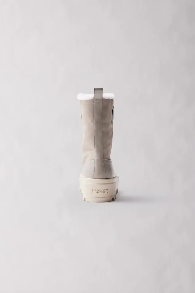 Shearling Lined Boots Men Mackage HERO Shearlinglined Winter Boot For Men Champagne Shearling Lined Boots Men Mackage HERO Shearlinglined Winter Boot For Men Champagne