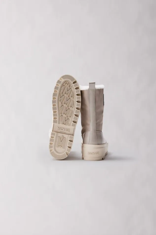 Shearling Lined Boots Men Mackage HERO Shearlinglined Winter Boot For Men Champagne Shearling Lined Boots Men Mackage HERO Shearlinglined Winter Boot For Men Champagne