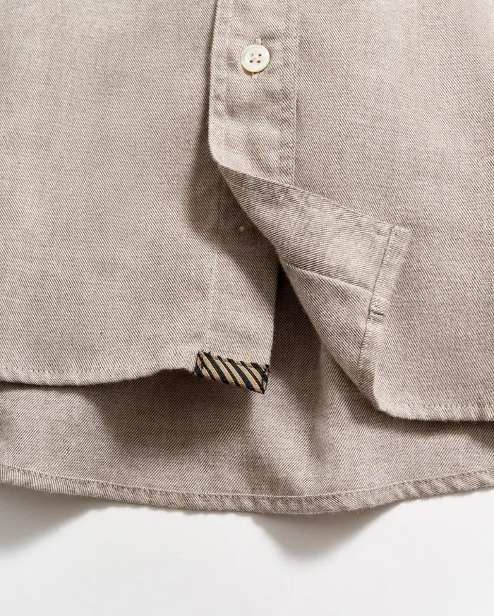 Shirting Men Billy Reid Tuscumbia Classic Shirt Tan