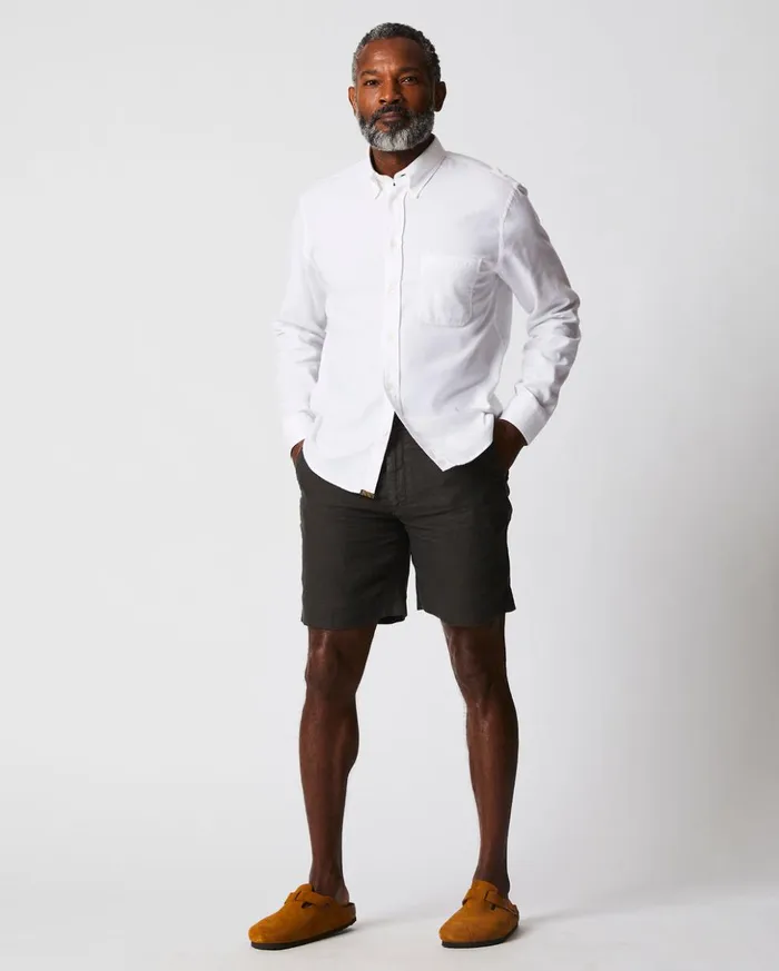 Shirting Men Billy Reid Tuscumbia Classic Shirt White