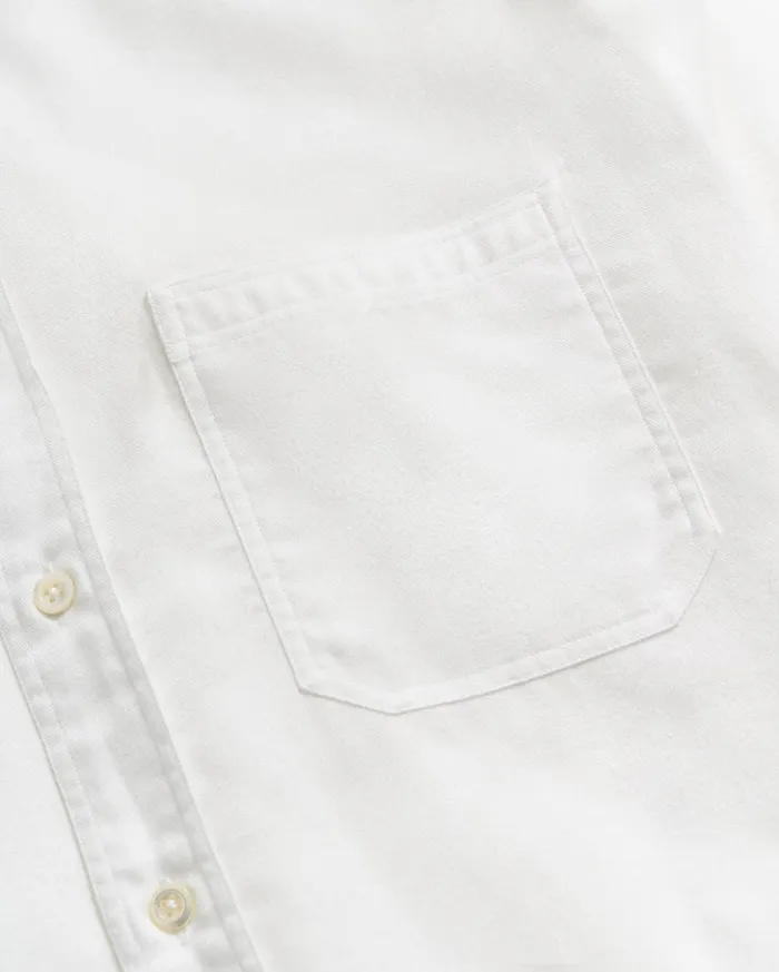 Shirting Men Billy Reid Tuscumbia Classic Shirt White