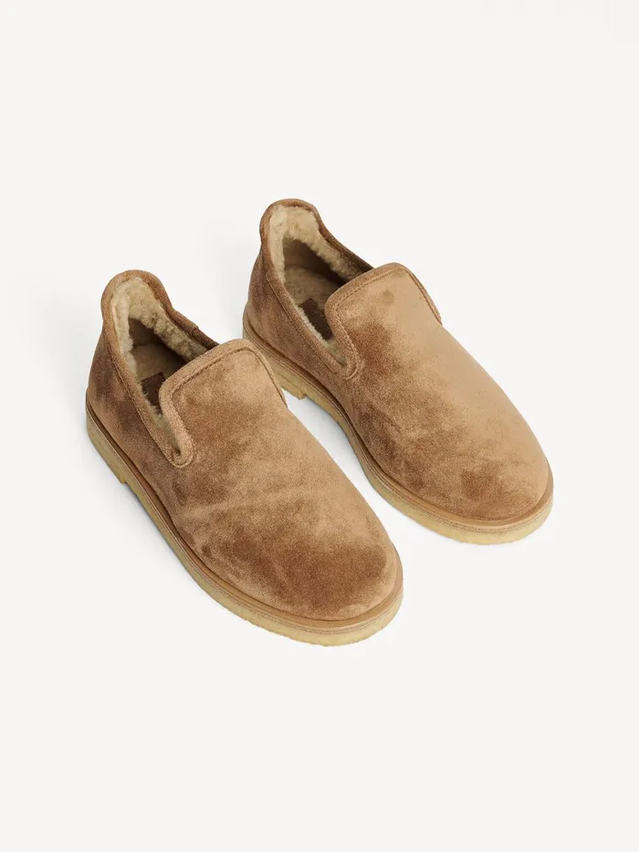 Shoes Women By Malene Birger Romine Suede Slippers Tobacco Brown Shoes Women By Malene Birger Romine Suede Slippers Tobacco Brown