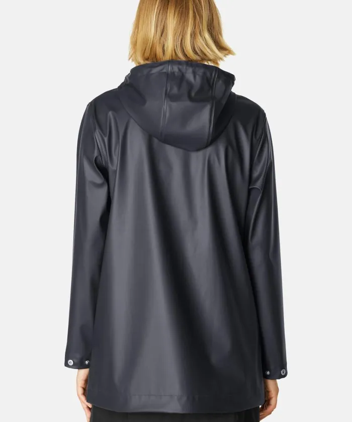 Short Rain Jacket 8211 Dark Indigo Rainwear Ilse Jacobsen Raincoats Short Rain Jacket 8211 Dark Indigo Rainwear Ilse Jacobsen Raincoats